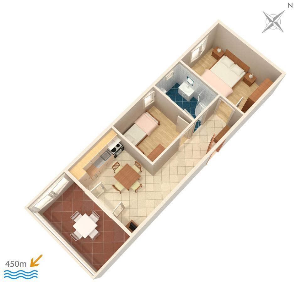 Family Friendly Apartments With A Swimming Pool Povljana, Pag - 244 * Povljana